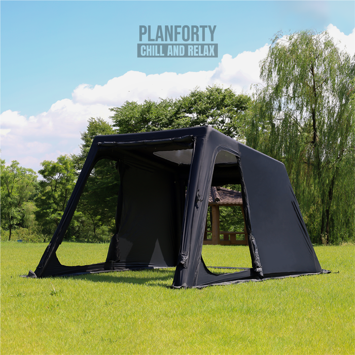 DICE SHELTER エアシェルター 内蔵電動ポンプ式 キューブ型テント